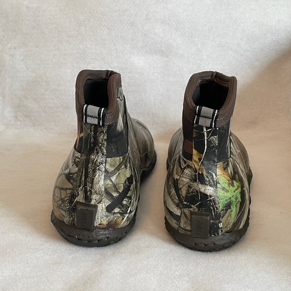 Hisea Men’s Camoflauge Ankle Boots Size 11 Rain/Garden/Farm - Picture 4 of 15
